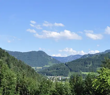Ausblick auf Berge